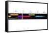 Electromagnetic Spectrum, Artwork-Equinox Graphics-Framed Stretched Canvas