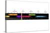 Electromagnetic Spectrum, Artwork-Equinox Graphics-Stretched Canvas