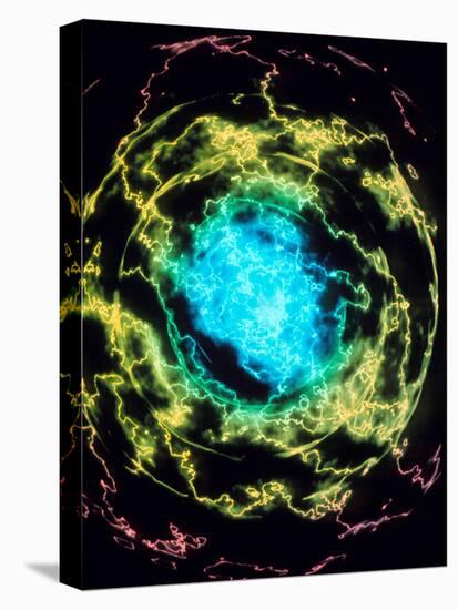 Electron Structure of Helium Atom-null-Stretched Canvas