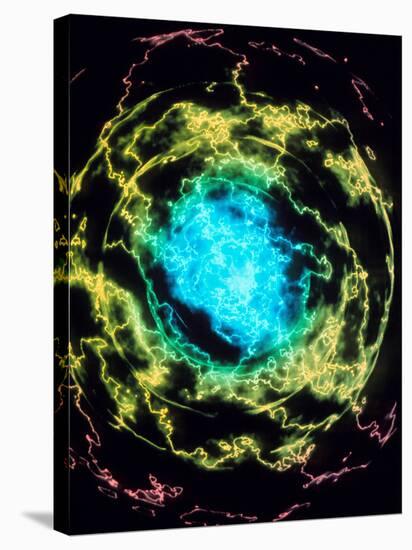 Electron Structure of Helium Atom-null-Stretched Canvas