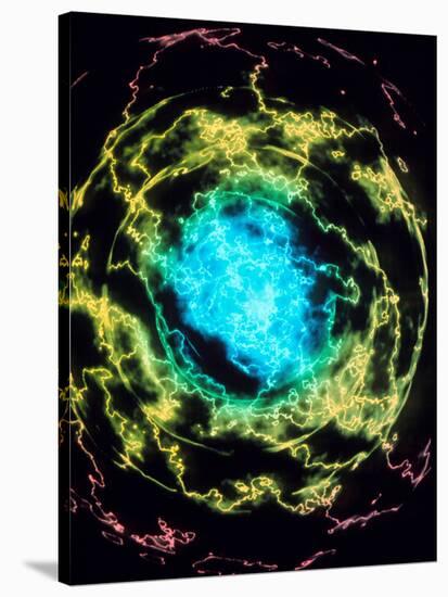 Electron Structure of Helium Atom-null-Stretched Canvas