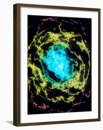 Electron Structure of Helium Atom-null-Framed Photographic Print