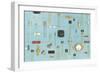 Electronic Components-null-Framed Art Print