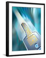 Electronic Data Security-PASIEKA-Framed Photographic Print