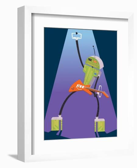 Electronic music-Harry Briggs-Framed Giclee Print