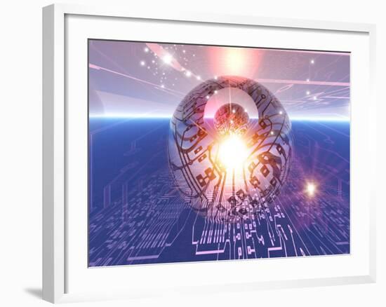 Electronic World, Artwork-Mehau Kulyk-Framed Photographic Print