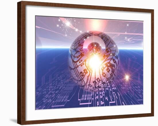 Electronic World, Artwork-Mehau Kulyk-Framed Photographic Print