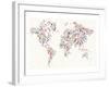 Electronics World Map-null-Framed Art Print