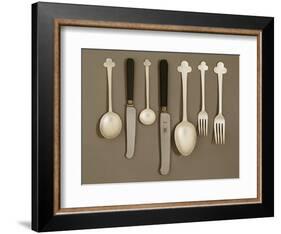 Electroplated Table Service, for E. Bingham and Co., C.1906-Charles Rennie Mackintosh-Framed Giclee Print