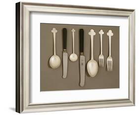 Electroplated Table Service, for E. Bingham and Co., C.1906-Charles Rennie Mackintosh-Framed Giclee Print