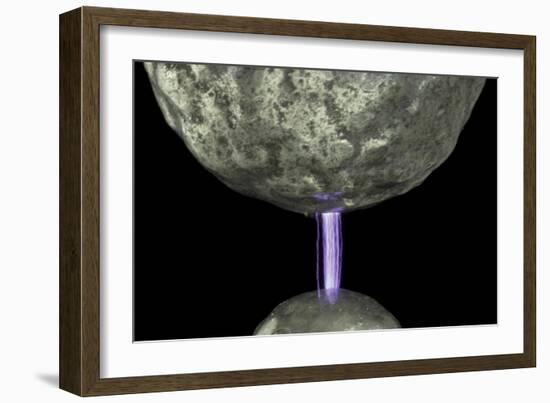 Electrostatic Discharge-Crown-Framed Photographic Print