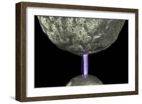 Electrostatic Discharge-Crown-Framed Photographic Print