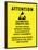 Electrostatic Sensitive Area ESD Warning Sign Poster Print-null-Framed Poster