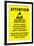 Electrostatic Sensitive Area ESD Warning-null-Framed Art Print