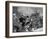 Electrotherapy at the Salpetriere: diagnosis by Dr Vigouroux in 1887-Daniel Urrabieta Vierge-Framed Giclee Print