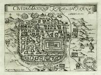 Map of Jerusalem, 1661-Electus Zwinner-Stretched Canvas