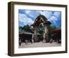 Elefant Gate Zoo Berlin-null-Framed Art Print