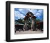 Elefant Gate Zoo Berlin-null-Framed Art Print