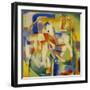 Elefant, Pferd, Rind, 1914-Franz Marc-Framed Giclee Print