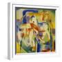 Elefant, Pferd, Rind, 1914-Franz Marc-Framed Giclee Print