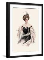 Elegance in Black-Harrison Fisher-Framed Art Print