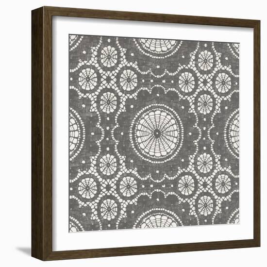 Elegance in Gray II-N. Harbick-Framed Art Print