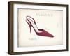 Elegance - Rouge Detail-Emily Adams-Framed Art Print