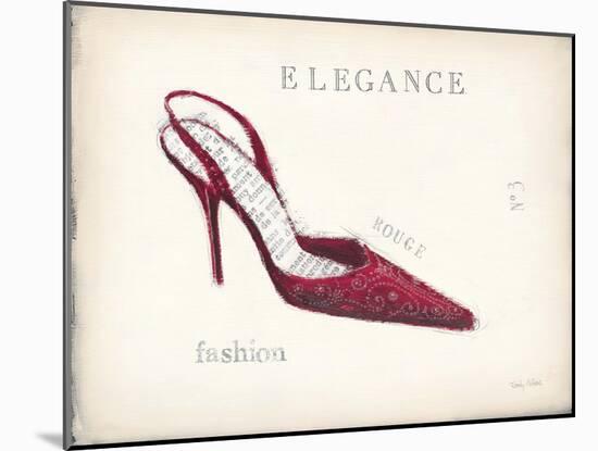 Elegance - Rouge Detail-Emily Adams-Mounted Art Print