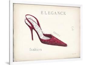 Elegance - Rouge Detail-Emily Adams-Framed Art Print