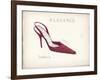 Elegance - Rouge Detail-Emily Adams-Framed Art Print