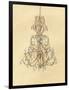 Elegant Chandelier I-Laurencon-Framed Art Print