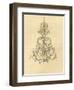 Elegant Chandelier I-Laurencon-Framed Art Print