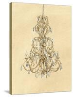 Elegant Chandelier I-Laurencon-Stretched Canvas