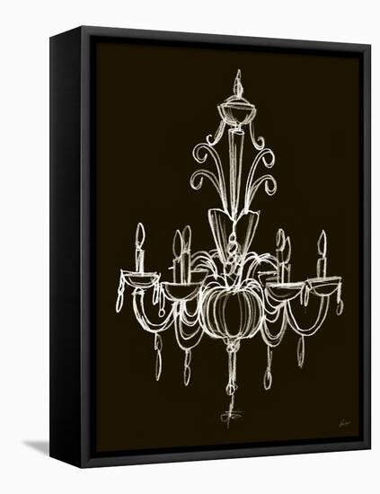 Elegant Chandelier II-Ethan Harper-Framed Stretched Canvas