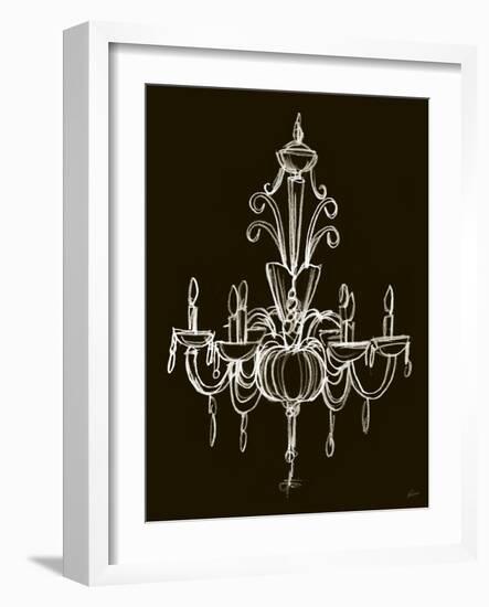 Elegant Chandelier II-Ethan Harper-Framed Art Print