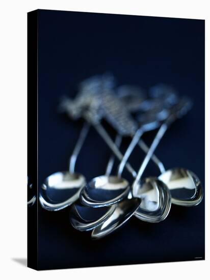 Elegant Coffee Spoons-Tanya Zouev-Stretched Canvas