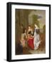 Elegant Company Playing Backgammon-Nicolas Arnoult-Framed Giclee Print