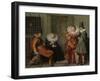 Elegant Couples Courting, c. 1616-20-Willem Pietersz Buytewech-Framed Giclee Print