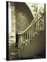 Elegant Curving Stairway Amid Rubble in Building under Demolition, in New York City-Walker Evans-Stretched Canvas