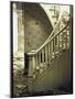 Elegant Curving Stairway Amid Rubble in Building under Demolition, in New York City-Walker Evans-Mounted Photographic Print