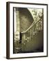 Elegant Curving Stairway Amid Rubble in Building under Demolition, in New York City-Walker Evans-Framed Photographic Print