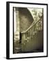 Elegant Curving Stairway Amid Rubble in Building under Demolition, in New York City-Walker Evans-Framed Photographic Print