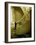 Elegant Curving Stairway Amid Rubble in Building under Demolition, in New York City-Walker Evans-Framed Photographic Print