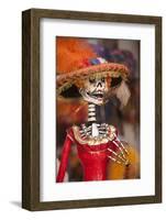 Elegant Day of the Dead Skeleton, Oaxaca, Mexico-Merrill Images-Framed Photographic Print
