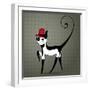 Elegant Decorative Cat-salenko-Framed Art Print