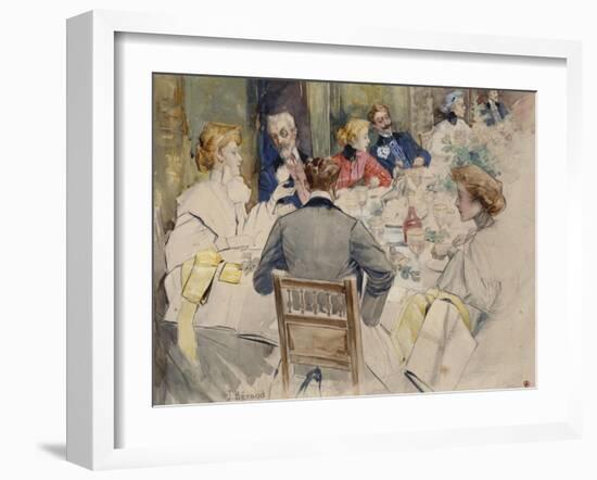 Elegant Dinner Party-Jean B?raud-Framed Giclee Print