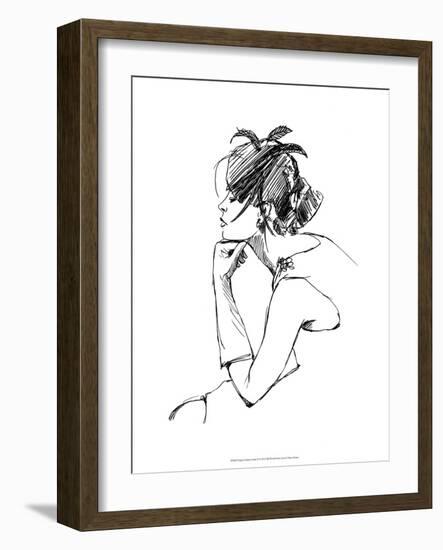 Elegant Fashion Study II-Ethan Harper-Framed Art Print