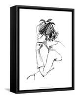 Elegant Fashion Study II-Ethan Harper-Framed Stretched Canvas