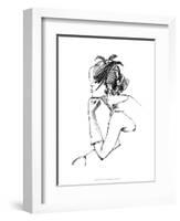 Elegant Fashion Study II-Ethan Harper-Framed Art Print