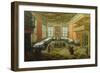Elegant Figures Congregating in a Banqueting Hall-Louis de Caullery-Framed Giclee Print